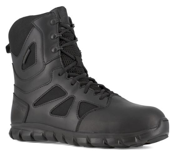 Reebok RB8807 Black Waterproof Military Boot LA Police Gear
