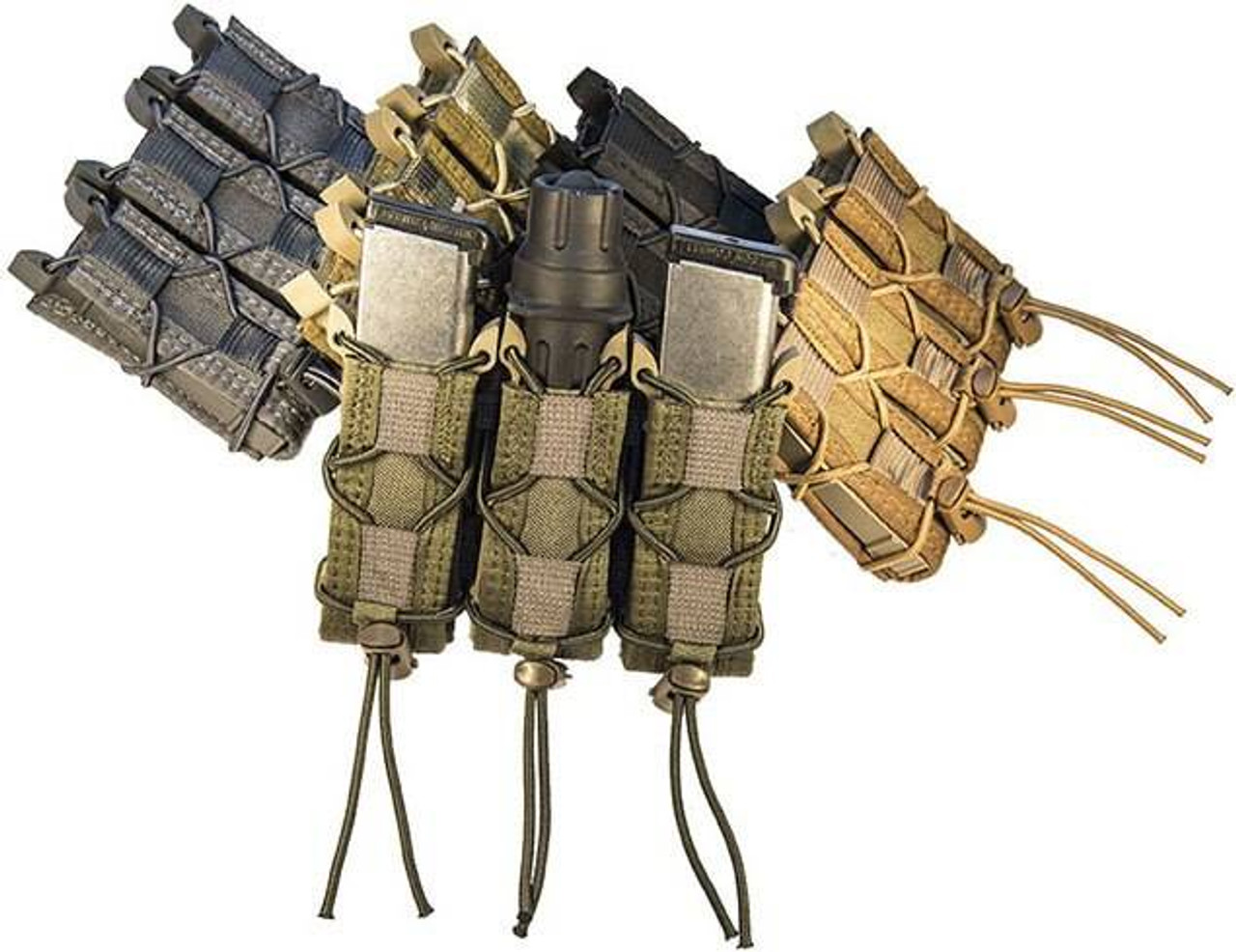 High Speed Gear MOLLE Triple Pistol TACO Pouch