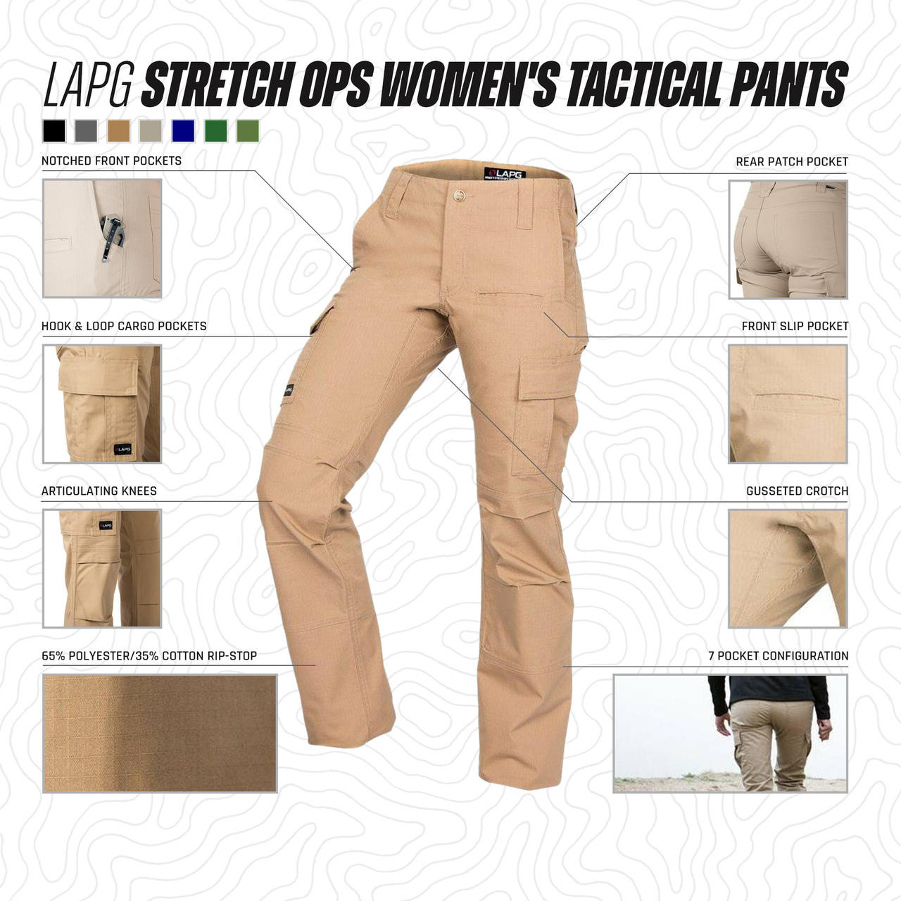 Ladies Stretch Pants Stretch Ops Tactical Pants LAPG