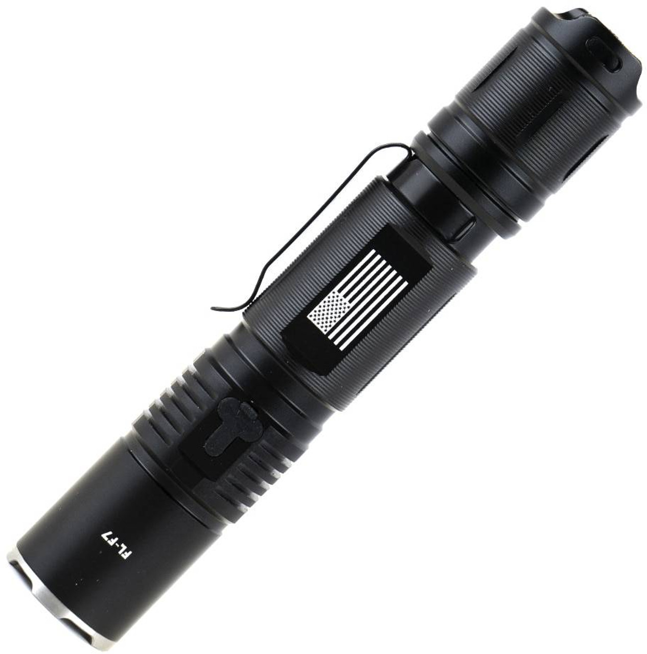 LA Police Gear F7 1,180 Lumen Flashlight with Quick Recharge Micro-USB ...