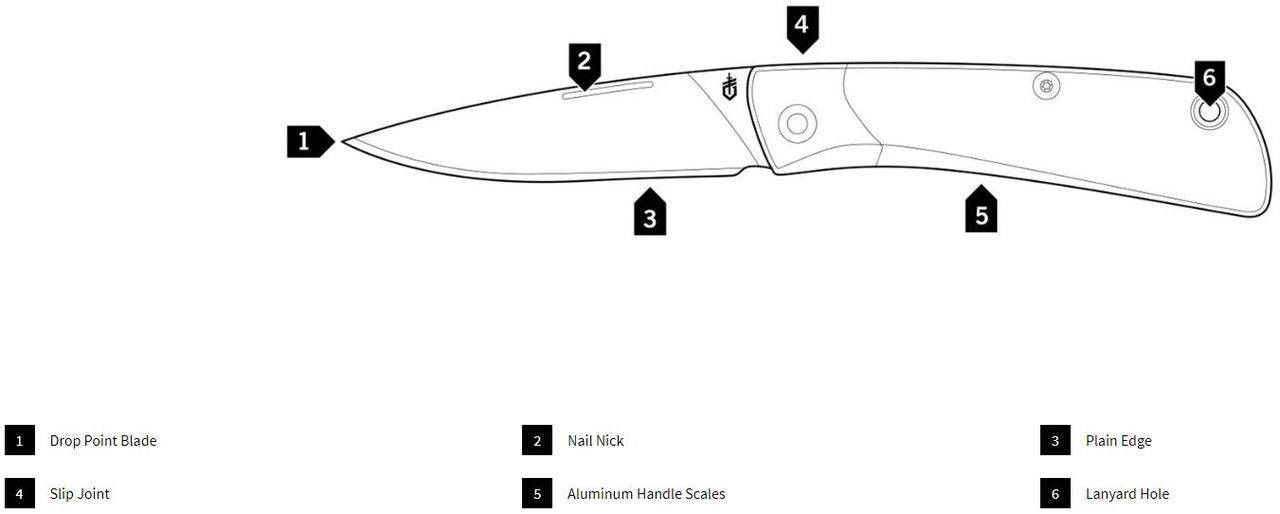Gerber Wingtip Folding Tactical Pocket Knife