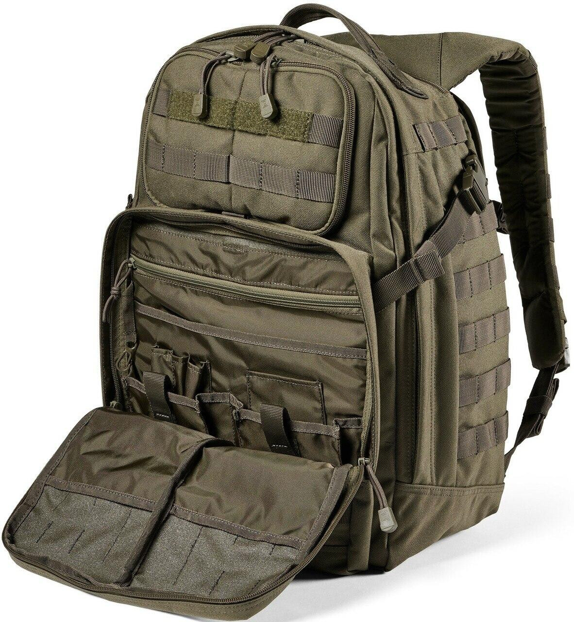 Zaino Tattico 5.11 Rush 24 – Nero, 37L, Nuovo Con Etichette, Vietnam