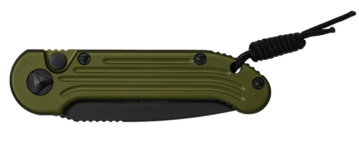 Microtech LUDT Plain Edge Automatic Folding Knife