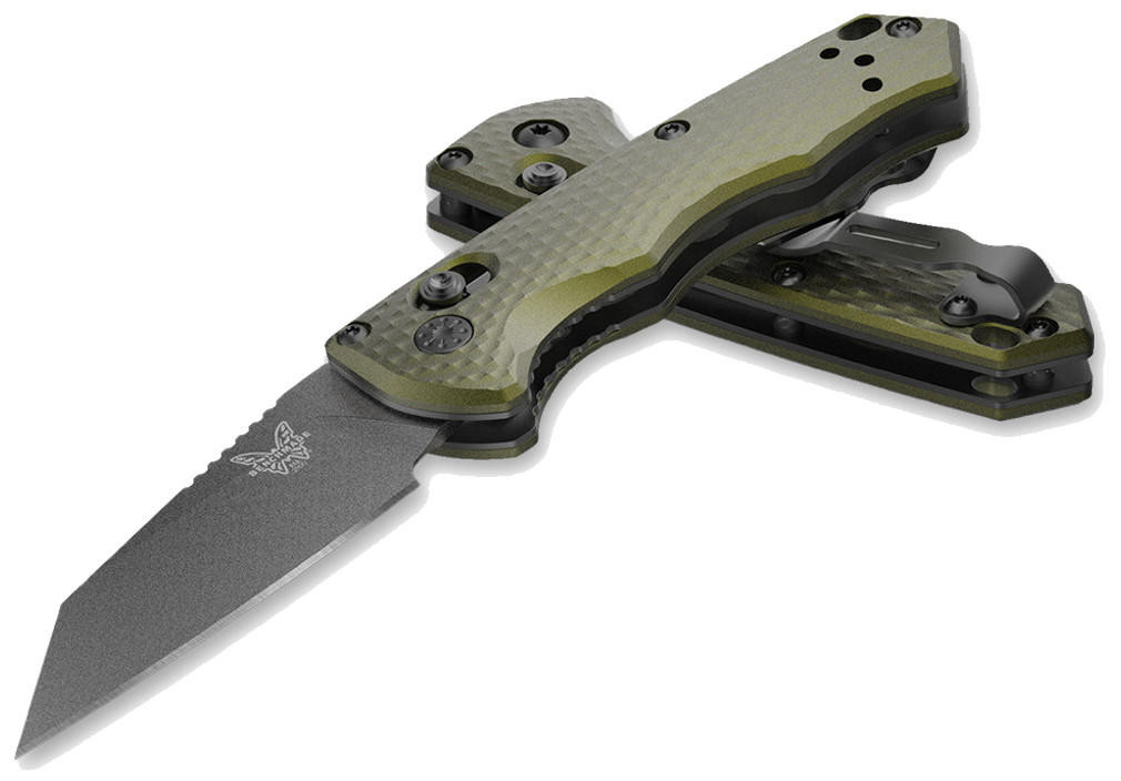 Benchmade 2900BK2 Woodland Green Auto Immunity Wharncliffe Tactical
