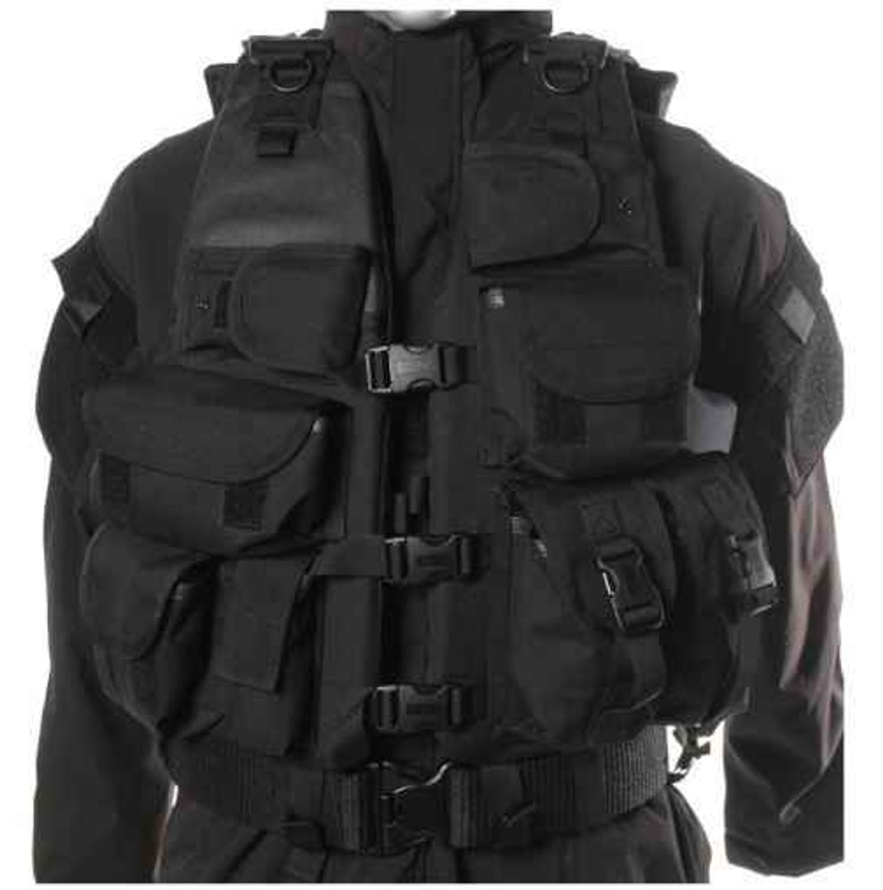 carabiner on tactical vest