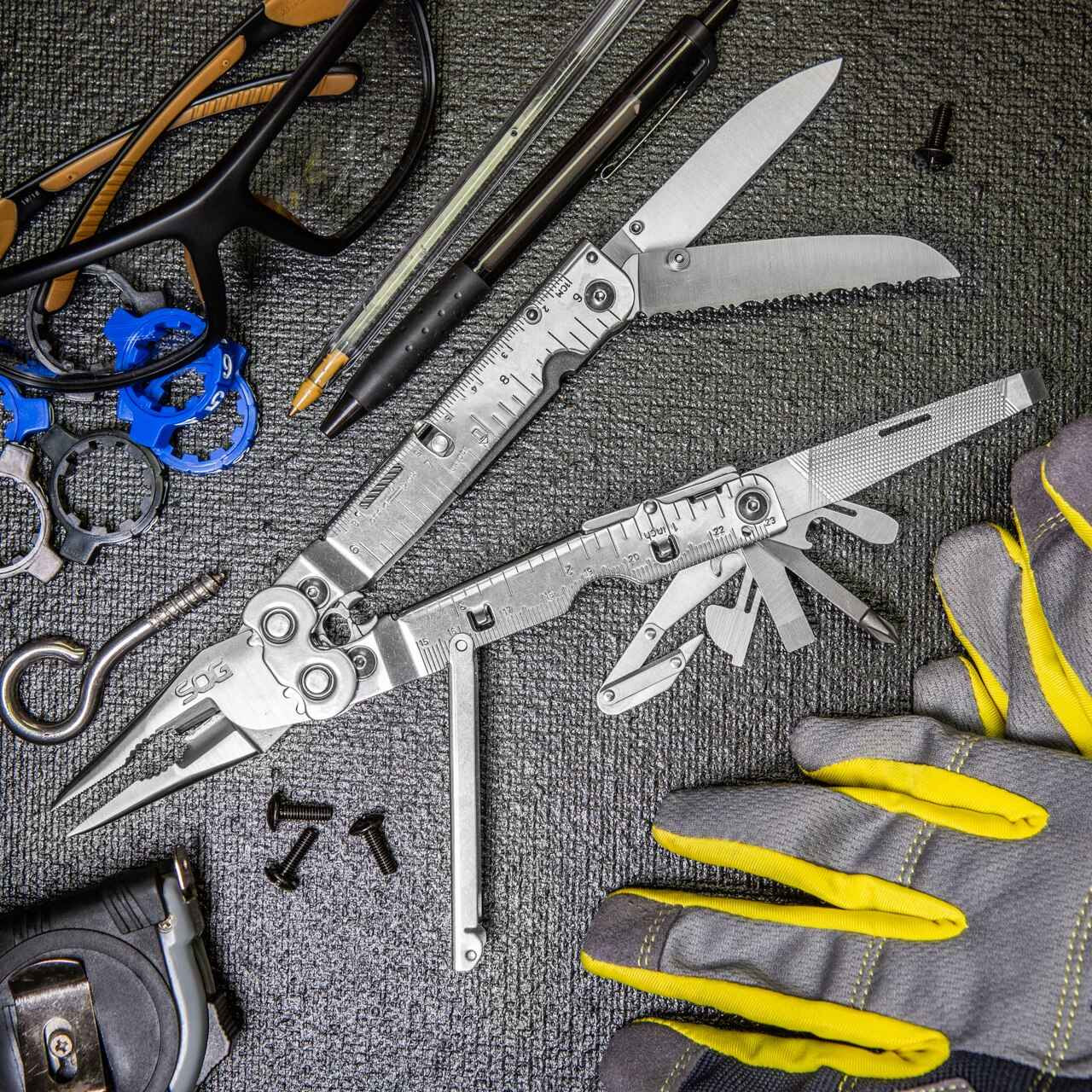 SOG PowerAssist Satin EDC Multi-Tool