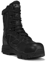 Tactical Research Mens Black Chrome Series 8 Waterproof Side Zip Composite Toe Boot TR998ZWPCT