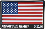 5.11 Tactical USA Flag PVC Patch 81024 81024