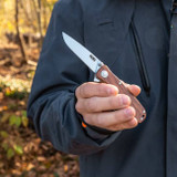 SOG Twitch II Wood Handle Folding Knife TWI17-CP 729857998758