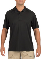 5.11 Tactical Helios Short Sleeve Polo Shirt - Black