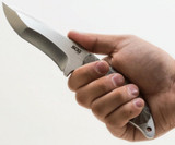 SOG Kiku 4" S35VN Fixed Blade Knife in hand
