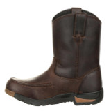 Georgia Boot Big Kid's Athens 8" Brown Pull-On Boot instep