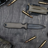 SOG Pentagon FX Covert Fixed Blade Knife FDE lifestyle