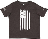 LA Police Gear Distressed Flag Toddler T-Shirt - Vintage Smoke