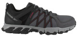 Reebok Men's Athletic Trailgrip Grey and Black Work Shoe RB3402