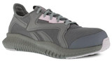 Reebok Women's Glexagon 3.0 Grey and Pink Work Shoe
