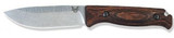 side angle of Benchmade Wood Saddle Mountain Skinner Knife 