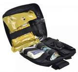 RICCI Compact Medical Pouch with Leg Strap opened