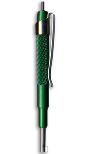 Zak Tool ZT13 Green Aluminum Pocket Handcuff Key Thumbnail Image