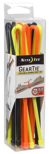 Nite Ize 12" Gear Tie ProPack - 12 Pack Assorted Thumbnail Image