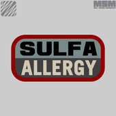 Mil-Spec Monkey Sulfa Allergy Patch SULFAALLERGY Thumbnail Image