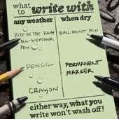 Rite in the Rain Field Book 980-RI writing example Thumbnail Image