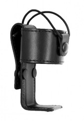 Aker Model 588U Universal Radio Holder black plain angled profile Thumbnail Image