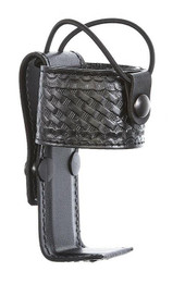 Aker Model 588U Universal Radio Holder black bw angled profile Thumbnail Image
