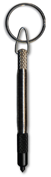 Zak Tool ZT57K-BLK Black/Silver Key Ring Window Punch Thumbnail Image