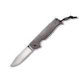 Cold Steel Pocket Bushman Stainless Handle Plain 95FB 705442007364 Thumbnail Image