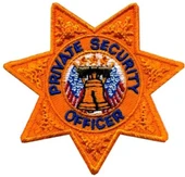 Heros Pride Gold Private Security Officer Star Patch 0037 - LA Police Gear Thumbnail Image