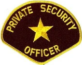 Heros Pride Private Security Officer Patch-Med Gold on Brown 5153 - LA Police Gear Thumbnail Image
