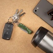 Nite Ize DoohicKey Key Chain Knife olive on key chain Thumbnail Image
