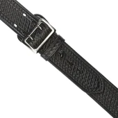 Aker Sam Browne Duty Belt basketweave chrome buckle Thumbnail Image