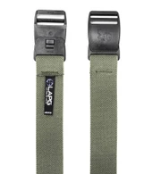 Both sides of LA Police Gear Green Stretch Ops Belt near buckle with and without logo Thumbnail Image