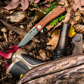 SOG Twitch II Wood Handle Folding Knife TWI17-CP 729857998758 Thumbnail Image