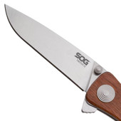 SOG Twitch II Wood Handle Folding Knife TWI17-CP 729857998758 Thumbnail Image