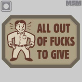 MilSpec Monkey All Out PVC Patch ALLOUT Thumbnail Image