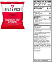 Ready Wise 60 Serving Entree Grab N Go Bucket RW01-160 049422015143 Thumbnail Image