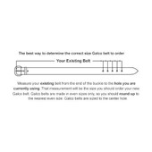 Galco  1 1/2" Instructors Holster Belt sizing Thumbnail Image