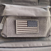 LA Police Gear Embroidered Reversed US Flag Patch PATCH-EMB-FLAG-REV Thumbnail Image