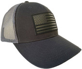 LA Police Gear Subdued Leather Flag Patch Hat SUBLFPH Thumbnail Image