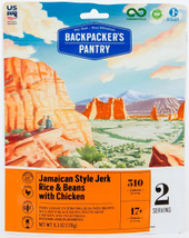 Backpackers Pantry Jamaican Style Jerk Rice and Beans w/ Chicken - 2 Servings 102438 Thumbnail Image