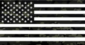 LA Police Gear Jumbo Camo US Flag 8 x 4.25 Sticker FLAGSTICKER-CAMO-J Thumbnail Image