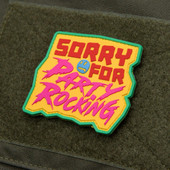 Mil-Spec Monkey Sorry For Party Rocking PVC Patch  00279-SORRYROCKING  Thumbnail Image