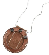 Aker Model 599 Neck Badge Holder tan front Thumbnail Image