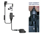 Earphone Connection Hawk Black Diamond Tactical Easy Connect Lapel Microphone  HAWK-EC-MIC  Thumbnail Image