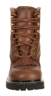 Georgia Boot Big Kid's Logger 5" Brown Waterproof Boot  GB00019  Thumbnail Image