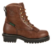 Georgia Boot Big Kid's Logger 5" Brown Waterproof Boot  GB00019  Thumbnail Image