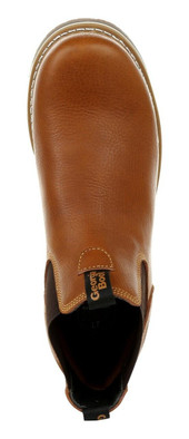 Georgia Boot Wedge 5" Brown AMP LT Chelsea Boot  GB00346  Thumbnail Image